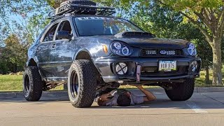 Insanely Lifted Subaru Impreza WRX Build [upl. by Siraval]