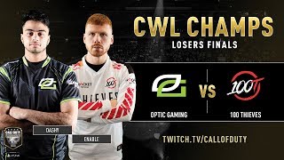 Optic Gaming vs 100 Thieves  CWL Champs 2019  Day 5 [upl. by Cecilla]