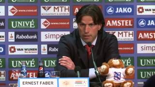 Persconferentie sc Heerenveen  PSV [upl. by Nnyliram]