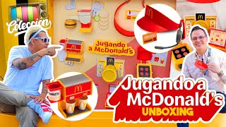 NUEVOS JUGUETES DE LA CAJITA FELIZ JUGANDO A MCDONALDS [upl. by Ahouh741]