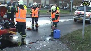 Ongeval op Boerlagelaan in Uithoorn [upl. by Yona]