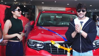 Bekaaboo Stars Ke Sath New Car Kharidne Gaye Shalin Bhanot [upl. by Oynotna]