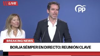 DIRECTO Borja Sémper Comparece Tras Reunión del Comité Ejecutivo Nacional  Declaraciones en Vivo [upl. by Ardeid197]