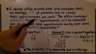 7th Grade Math 124b Using Experimental Probability to Make Qualitative Predictions [upl. by Idnym771]