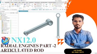 NX120 Radial engine subassembly Part 2 Articulated connecting Rod [upl. by Leanna]