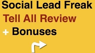 Social Lead Freak Review and Bonus  Honest review of Social Lead Freak Facebok Software [upl. by Atiuqahc]