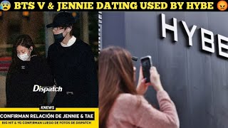 BTS V Jennie Confirm Dating 😍  Taennie Relation Real 😰 bts v jennie dating [upl. by Terb]