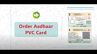 How to order Aadhaar PVC card from UIDAI website [upl. by Tiffi]