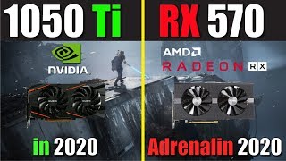 RX 570 vs GTX 1050 Ti  in 2020 [upl. by Eilarol]