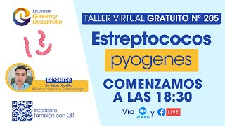 Taller virtual gratuito Nº 205 Estreptococos pyogenes [upl. by Platus333]