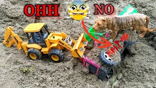 OHH👺NO❌TIGER‼️TRACTOR‼️KO MAR🧐DALA  BEST❌TOYS‼️VIDEO  NEW💤GADI‼️WALA‼️CARTOON jcbvideo [upl. by Ivens105]