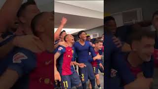 🎉🎊 FIESTA EN EL VESTIDOR DEL BARCELONA  Telemundo Deportes [upl. by Losse]