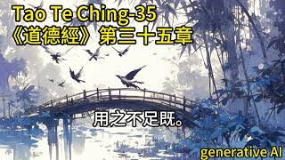 The Book of The Way  Tao Te Ching 35  Chinese  中文 [upl. by Ninel]