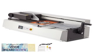 VEVOR Thermal Binding Machine 400 Sheets Capacity Hot Glue Binding Machine Thermal Review [upl. by Eckhardt995]