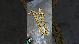 56 Grams necklace handmade gold handmade diy satisfying [upl. by Vardon523]