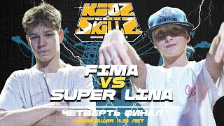 Fima vs Super Lina ★ Quarter Finals 1113 yo ★ KIDZ GOT SKILLZ [upl. by Isadora]