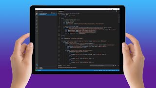 VS Code Running In The BrowserEven On Mobile Devices [upl. by Ylloh912]