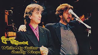 George Harrison  While My Guitar Gently Weeps Live In Japan 1991  Sub Español amp Lyrics [upl. by Etteloiv263]