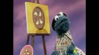 Sesame Street  Cookie Monster paints [upl. by Nnylyram]