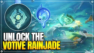 Votive Rainjade  The CloudPadded Path to the Chiwang Repose  World Quests 【Genshin Impact】 [upl. by Drazze214]