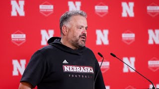 Nebraskas Matt Rhule on Big Ten acknowledging refs mistake in Nebraska vs Ohio State [upl. by Timon]