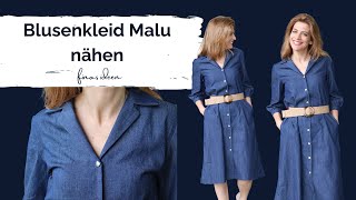 Bohokleid nähen  Schnittmuster Malu [upl. by Enerak]