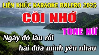 Liên Khúc Karaoke Bolero Tone Nữ Nhạc Sống Dễ Hát Karaoke Tuyệt Phẩm [upl. by Kaya]