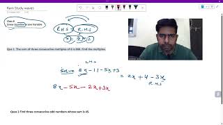 Linear equation in one variable class 8how to solve introduction [upl. by Matlick]