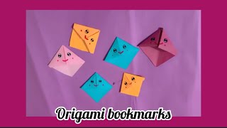 Origami Bookmarks  DIY Bookmarks  Corner Bookmark Ideas  Dreams with Anniyah Anniyahanu123 [upl. by Imas326]