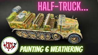 Halftruck PAINTING amp WEATHERING Tutorial 135 DasWerk Dragon [upl. by Aratas]