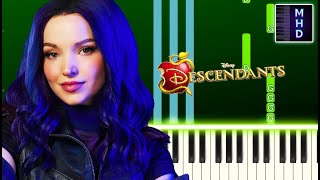 Dove Cameron  If Only from Descendants Piano Tutorial Easy [upl. by Lyrpa999]