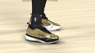 NBA 2K25 Next Gen Shoe Creator  Adidas Dame 9 quotChampagnequot [upl. by Nannoc]