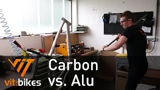 Carbon vs Alu der Test  vitbikesTV 137 [upl. by Mcconnell382]