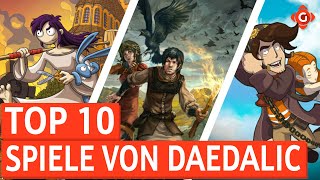 Die besten Spiele von Daedalic Entertainment  TOP 10 [upl. by Fernas]