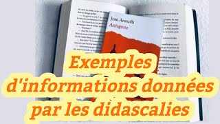 exemples dinformations données par les didascaliesAntigone🔥Français LExamen Régional🔥 [upl. by Bradstreet415]