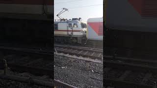 Arrival of 16345 Netravati Express at Chiplun  Mandovi Express Announcement [upl. by Greenland]