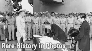 Unveiling the Japanese Surrender Rare Historical Photos  Rare History in Photos [upl. by Arita939]