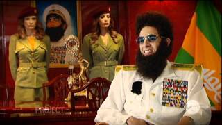 The Dictator interview on The Project 2012  Sacha Baron Cohen [upl. by Asilram]