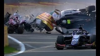 Formula 2 driver Anthoine Hubert dies in horror crash during Belgian Grand Prix  31082019 [upl. by Gipps]