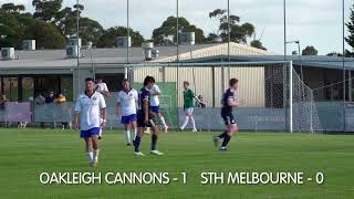 OAKLEIGH CANNON FC VS SOUTH MELBOURNE FC [upl. by Laicram]