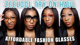 AFFORDABLE PRESCRIPTION GLASSES  ZEELOOL TRY ON HAUL 🤓 [upl. by Uball]