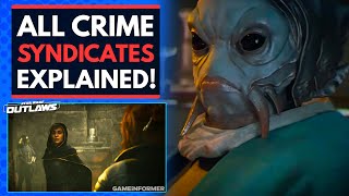 Star Wars Outlaws Crime Syndicates Explained [upl. by Ylesara]