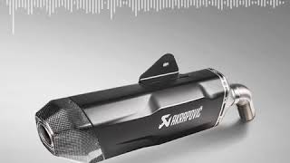 Akrapovic SOUND BMW F 750 GS  F 850 GS 18 terminale omologato titanio foderato nero [upl. by Finbar]