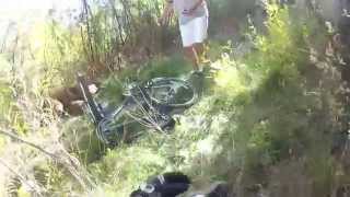 Mountain Biker Crashes into a Deer [upl. by Janette]