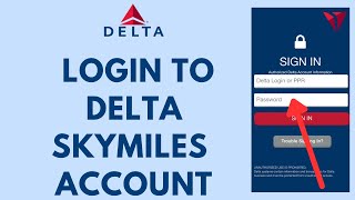 How To Login Delta SkyMiles Account 2023  Delta Airlines Sign In [upl. by Attenweiler]