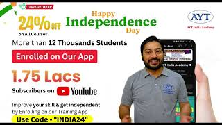 Happy Independence Day 2024  24 of all Course Use Code  INDIA24 [upl. by Anerual]