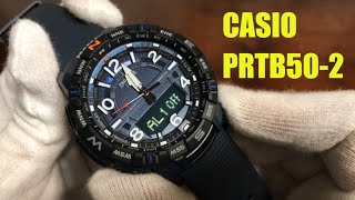 Unboxing Casio Pro Trek PRTB502 Bluetooth Watch [upl. by Damal]