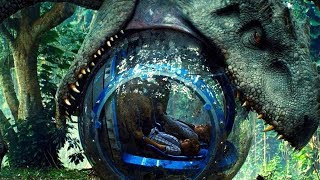 Indominus Rex Attacks the Gyrosphere  Jurassic World 2015 Movie Clip HD [upl. by Oribella75]