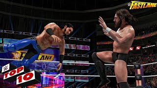 WWE 2K19  Top 10 Fastlane 2019 Moments [upl. by Ameyn]