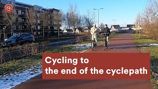 Winter ride to the end of the cyclepath [upl. by Archle]